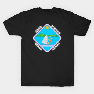 Wind Surfing Hawaiian Style T-Shirt